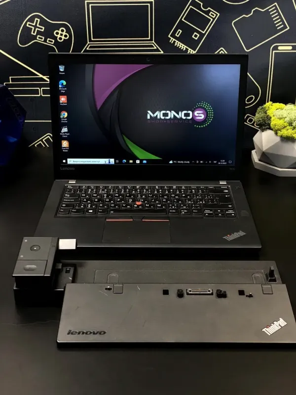 Ноутбук Lenovo ThinkPad T470 / 14.1" TN / Intel Core i5-7300U (2(4) ядра по 2.6-3.5 GHz) / 16GB DDR4 / 128GB SSD / HD Graphics 620 / WebCam б/в - зображення 2