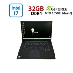 Ігровий ноутбук Lenovo ThinkPad X1 Extreme / 15,6" (1920x1080) IPS / Intel Core i7-8750H (6 (12) ядра по 2,2 - 4,1 ГГц) / 32 ГБ DDR4 / 512 ГБ SSD / nVidia GeForce GTX 1050 Ti Max-Q, 4 ГБ GDDR5, 128-біт / Веб-камера б/в
