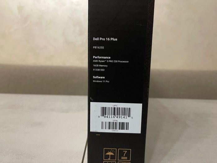 Ноутбук Dell Pro 16 Plus / 16" (1920x1080) IPS / AMD Ryzen 5 Pro 230 (6 (12) ядер по 3,5 - 4,9 ГГц / 16 ГБ DDR5 / 512 ГБ SSD M.2 / AMD Radeon 760M Graphics / WebCam / Windows 11 Pro - изображение 7