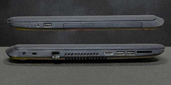 Ноутбук Б-клас HP 17-p023ng / 17.3" (1600x900) TN / AMD E1-6010 (2 ядра по 1.35 GHz) / 4 GB DDR3 / 120 GB SSD / AMD Radeon R2 Graphics / WebCam / DVD-ROM / Без АКБ б/в - изображение 6