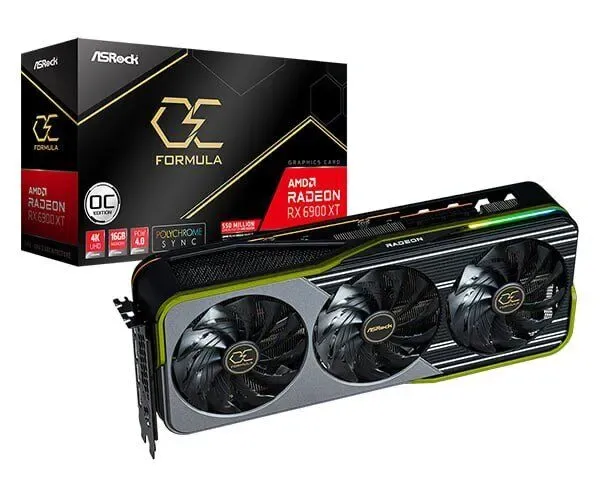 Дискретна відеокарта ASRock Radeon RX 6900 XT OC Formula, 16 GB GDDR6, 256-bit / 1x HDMI, 3x DisplayPort / (RX6900XT OCF 16G) б/в - зображення 4