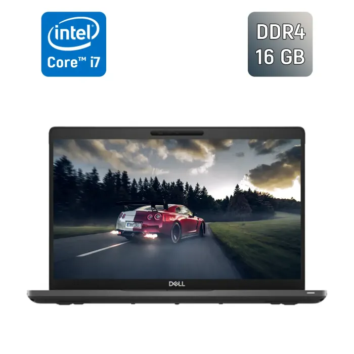 Ультрабук Dell Latitude 5400 / 14" (1920x1080) IPS / Intel Core i7-8665U (4 (8) ядра по 1.9 - 4.8 GHz) / 16 GB DDR4 / 512 GB SSD / Intel UHD Graphics 620 / WebCam / TouchID / Windows 10 б/в - зображення 1