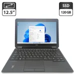 Нетбук Dell Latitude E7240 / 12.5" (1366x768) TN / Intel Core i5-4210U (2 (4) ядра по 1.7 - 2.7 GHz) / 8 GB DDR3 / 120 GB SSD / Intel HD Graphics 4400 / WebCam б/в