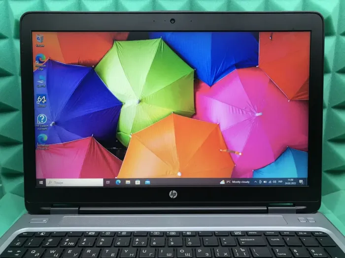 Ноутбук Б-клас HP ProBook 650 G2 / 15.6" TN / Core i5-6200U (2(4) ядра по 2.3-2.8 GHz) / 8GB DDR4 / 250GB SSD  HD Graphics 520 / WebCam / DisplayPort б/в - зображення 3