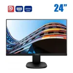 Монітор Philips 243S7EJMB / 24" (1920x1080) IPS / VGA, DisplayPort, HDMI, USB, Audio / VESA 100x100 б/в