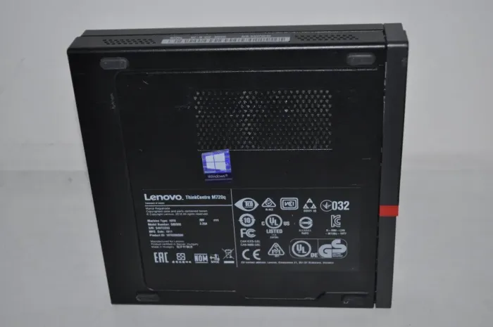 Неттоп Lenovo ThinkCentre M720q Tiny USFF / Intel Core i5-8400T (6 ядер по 1.7 - 3.3 GHz) / 16 GB DDR4 / 256 GB SSD / Intel UHD Graphics 630 б/в - зображення 7