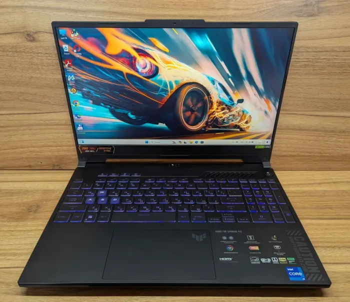 Ігровий ноутбук Asus FX 507 / 15.6" (1920x1080) IPS / Intel Core i7-12700H (14 (20) ядер по 3.5 - 4.7 GHz) / 16 GB DDR4 / 512 GB SSD / nVidia GeForce RTX 4060, 8 GB GDDR6, 128-bit / WebCam / Windows 10 б/в - зображення 2