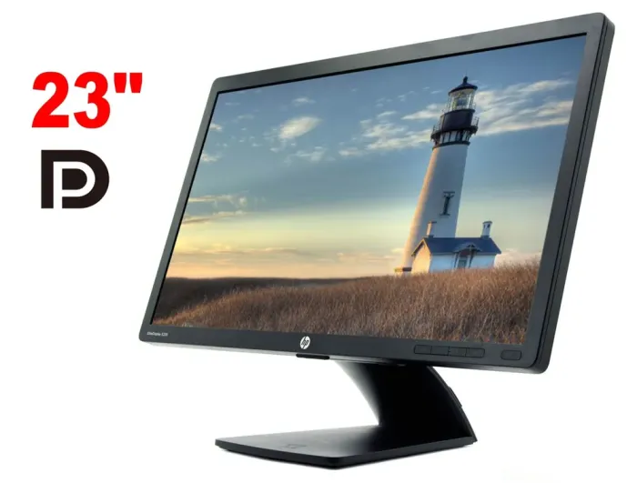 Монітор HP EliteDisplay E231i / 23" (1920x1080) IPS / 1x DP, 1x DVI, 1x VGA, 2x USB 2.0, 1x USB Type-B / VESA 100x100 / Pivot б/в - зображення 1