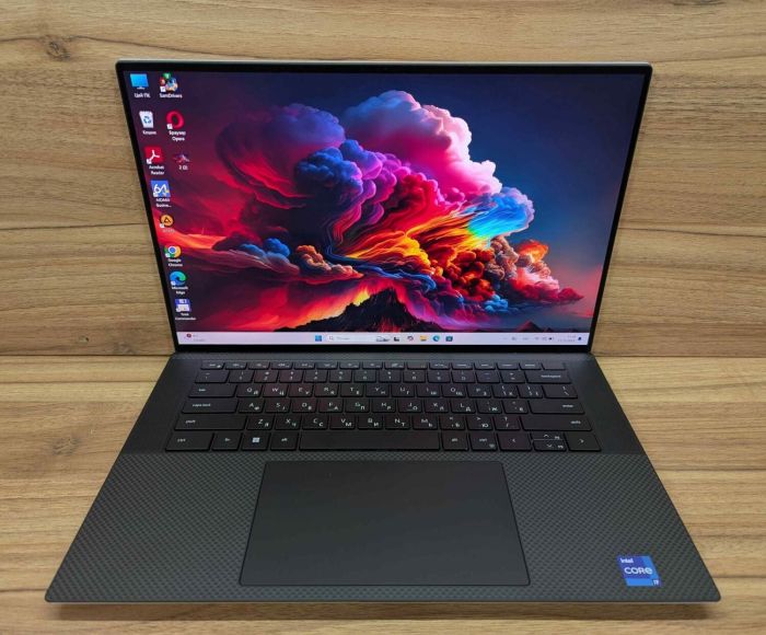 Ігровий ноутбук Dell XPS 15 9510 / 15,6" (3456x2160) IPS Touch / Intel Core i7-11800H (8 (16) ядер по 2,3 - 4,6 ГГц) / 32 ГБ DDR4 / 512 ГБ SSD / nVidia GeForce RTX 3050, 4 ГБ GDDR6, 128-біт / WebCam / Windows 11 б/в - зображення 2
