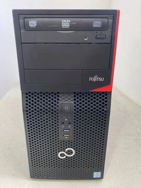 Комп'ютер Fujitsu Esprimo P556 E85 Tower / Intel Core i3-6100 (2 (4) ядра по 3.7 GHz) / 8 GB DDR4 / 128 GB SSD / Intel HD Graphics 530 / DVD-ROM б/в - зображення 2