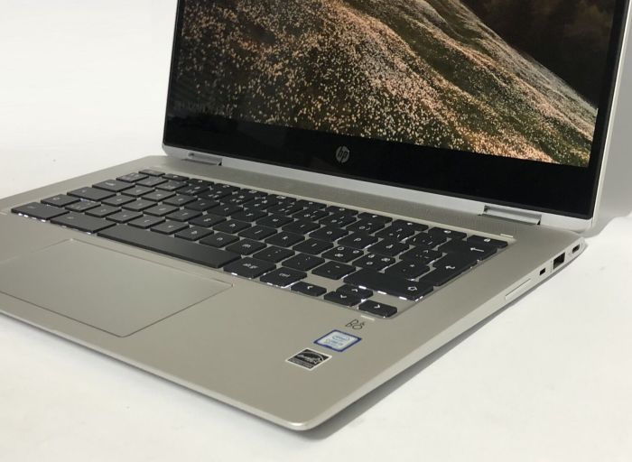 Ультрабук-трансформер HP Chromebook x360 14 G1 / 14" (1920x1080) IPS Touch / Intel Core i3-8130U (2 (4) ядра по 2.2 - 3.4 GHz) / 8 GB DDR4 / 64 GB eMMC / Intel UHD Graphics 620 / WebCam / ChromeOS б/в - зображення 8