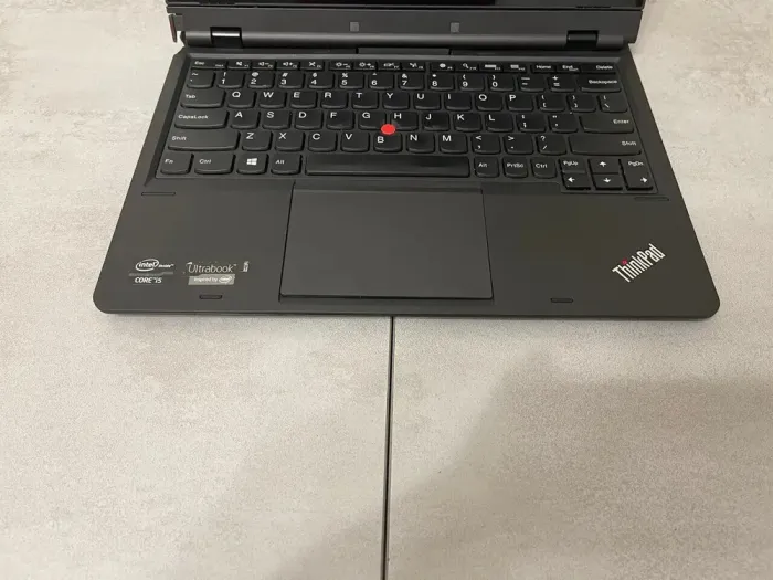 Нетбук-трансформер Lenovo ThinkPad Helix 36984SU / 11.6" (1920x1080) IPS Touch / Intel Core i7-3667U (2 (4) ядра по 2.0 - 3.2 GHz) / 8 GB DDR3 / 256 GB SSD / Intel HD Graphics 4000 / WebCam / miniDP / Дві АКБ б/в - зображення 7