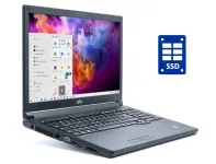Ноутбук Б-клас Fujitsu Lifebook E554 / 15.6" (1366x768) TN / Intel Core i3-4000M (2 (4) ядра по 2.4 GHz) / 8 GB DDR3 / 256 GB SSD / Intel HD Graphics 4600 / Win 10 б/в