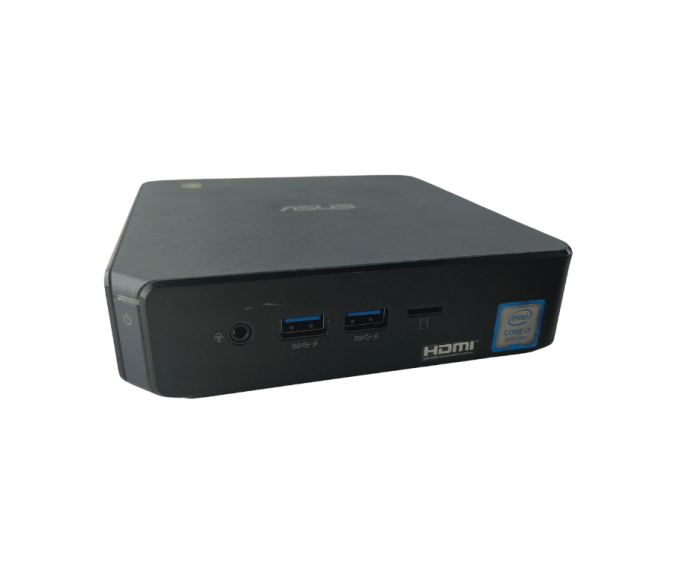 Комплект ПК: комп'ютер Asus Chromebox 3 USFF / Intel Core i7-8550U (4 (8) ядра по 1,8 - 4,0 ГГц) / 16 ГБ DDR4 / 512 ГБ SSD / Intel UHD Graphics 620 + Монітор 24" (1920x1080) TN б/в - зображення 4