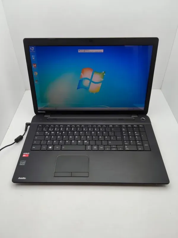 Ноутбук Toshiba C70 / 17.3" (1600x900) TN / AMD A6-6310 (4 ядра по 1.8 - 2.4 GHz) / 8 GB DDR3 / 750 GB HDD / AMD Radeon R4 Graphics / WebCam б/в - зображення 7