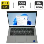Ультрабук Б-клас Dell Latitude 5420 / 14" (1920x1080) IPS Touch / Intel Core i7-1185G7 (4 (8) ядра по 3.0 - 4.2 GHz) / 32 GB DDR4 / 512 GB SSD / Intel Iris X Graphics / WebCam / Windows 11 Pro б/в