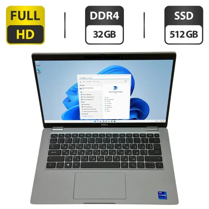 Ультрабук Б-клас Dell Latitude 5420 / 14" (1920x1080) IPS Touch / Intel Core i7-1185G7 (4 (8) ядра по 3.0 - 4.2 GHz) / 32 GB DDR4 / 512 GB SSD / Intel Iris X Graphics / WebCam / Windows 11 Pro б/в - зображення 1