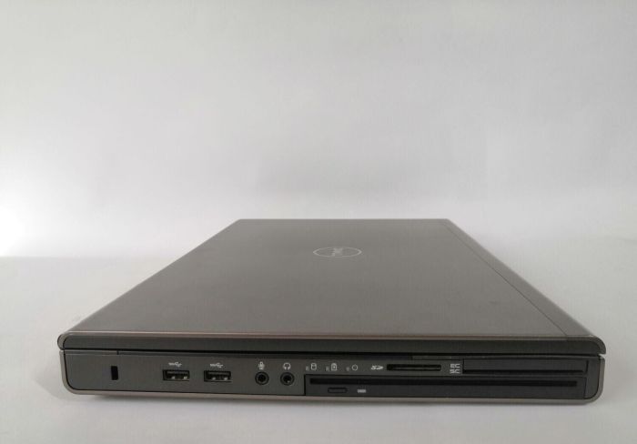 Мобільна робоча станція Dell Precision M4800 / 15,6" (1920x1080) IPS / Intel Core i7-4810MQ (4 (8) ядра по 2,8 - 3,8 ГГц) / 16 ГБ DDR3 / 256 ГБ SSD / nVidia Quadro K2100M, 2 ГБ GDDR5, 128-біт / DVD-ROM / WebCam / Win 10 Pro б/в - изображение 3