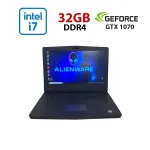 Ігровий ноутбук Dell Alienware 15 R3 / 15,6" (1920x1080) IPS / Intel Core i7-7700HQ (4 (8) ядра по 2,8 - 3,8 ГГц) / 32 ГБ DDR4 / 512 ГБ SSD / nVidia GeForce GTX 1070, 8 ГБ GDDR5, 256-біт / Веб-камера б/в