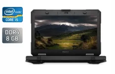 Захищений ноутбук Dell Latitude 14 Rugged 5414 / 14" (1920x1080) IPS / Intel Core i5-6300U (2 (4) ядра по 2.4 - 3.0 GHz) / 8 GB DDR4 / 512 GB SSD / Intel HD Graphics 520 / WebCam / HDMI / Windows 10 б/в