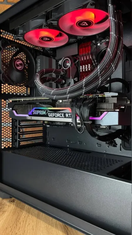 Збірка під замовлення: ігровий ПК Lian Li LanCool 215 Tempered Glass Tower / Intel Core i5-13400F (10 (16) ядер по 1.8 - 3.6 GHz) / 32 GB DDR4 / 1000 GB SSD M.2 + 1000 GB HDD / nVidia GeForce RTX 3090, 24 GB GDDR5X, 384-bit / 850W - зображення 6