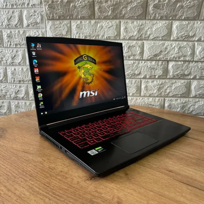 Ігровий ноутбук Б-клас MSI GF65 Thin 10SDR / 15.6" (1920x1080) IPS / Intel Core i7-10750H (6 (12) ядер по 2.6 - 5.0 GHz) / 8 GB DDR4 / 512 GB SSD / nVidia GeForce GTX 1660 Ti, 6 GB GDDR6, 192-bit / WebCam б/в - зображення 4