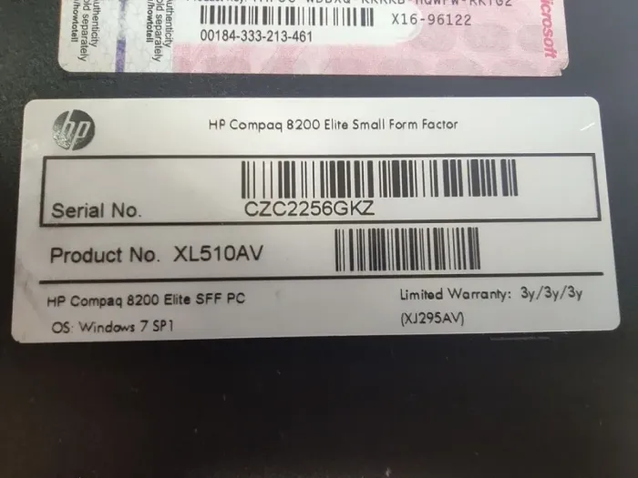 ПК HP Compaq 8200 Elite SFF / Intel Core i5-2400 (4 ядра по 3.1 - 3.4 GHz) / 8 GB DDR3 / 60 GB SSD + 500 GB HDD / Intel HD Graphics 2000 / DVD-RW б/в - зображення 7