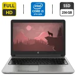 Ноутбук Б-клас HP ProBook 650 G2 / 15.6" (1920x1080) TN / Intel Core i5-6300U (2 (4) ядра по 2.4-3 GHz) / 8 GB DDR4 / 256 GB SSD / Intel HD Graphics 520 / WebCam / USB Type-C б/в