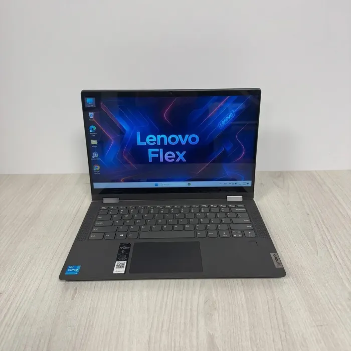 Ноутбук-трансформер Lenovo IdeaPad Flex 5 14ITL05 x360 / 14" (1920x1080) IPS Touch / Intel Core i5-1135G7 (4 (8) ядра по 2.4 - 4.2 GHz) / 4 GB DDR4 / 128 GB SSD M.2 / Intel Iris Xe Graphics / NoWebCam б/в - зображення 3
