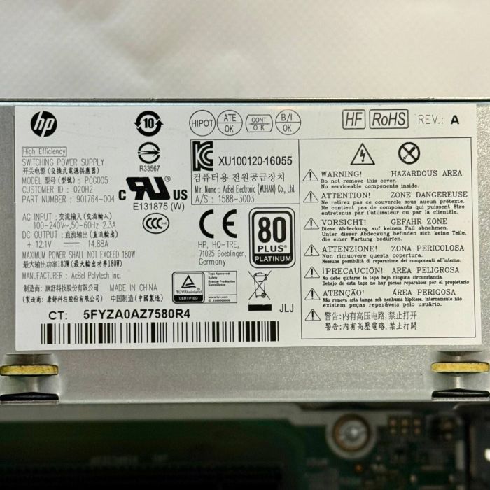 Комп'ютер HP ProDesk 600 G3 SFF / Intel Core i7-7700 (4 (8) ядра по 3,6 - 4,2 ГГц) / 16 ГБ DDR4 / 256 ГБ SSD / Intel HD Graphics 630 б/в - изображение 7