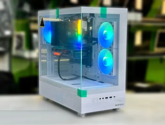 Ігровий ПК Montech XR (W) Tower / Intel Core i5-14400F (10 (16) ядер по 1.8 - 4.7 GHz) / 32 GB DDR5 / 1000 GB SSD / nVidia GeForce RTX 4070, 12 GB GDDR6X, 192-bit / 850W / Win 11 - зображення 2