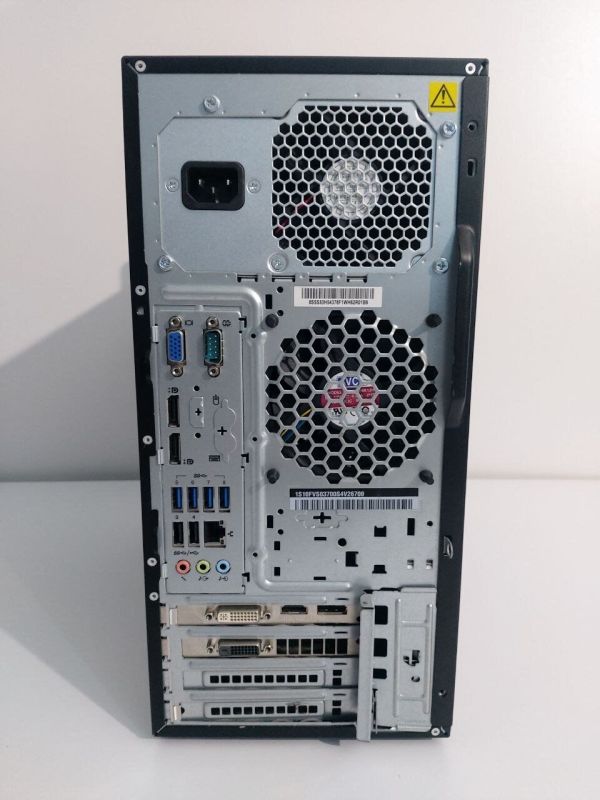 Комплект: Lenovo ThinkCentre M800 Tower / Intel Core i5-6600K (4 ядра по 3,5 - 3,9 ГГц) / 16 ГБ DDR4 / 512 ГБ SSD / AMD Radeon R9 270X, 4 ГБ GDDR5, 256-біт / DVD-ROM + Монітор LG 24MB37PM-B / 24" (1920x1080) IPS б/в - зображення 5