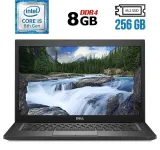 Ноутбук Б-клас Dell Latitude 7490 / 14" (1920x1080) IPS / Intel Core i5-8350U (4 (8) ядра по 1.7-3.6 GHz) / 8 GB DDR4 / 256 GB SSD M.2 / UHD Graphics 620 / WebCam / USB 3.1 / HDMI б/в