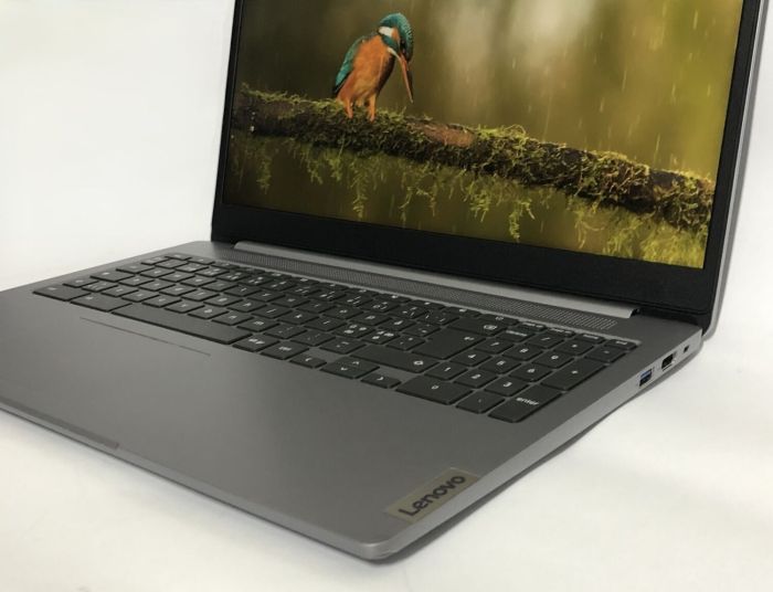 Ультрабук Б-клас Lenovo IdeaPad 3 Chrome 15IJL6 / 15.6" (1920x1080) IPS / Intel Celeron N4500 (2 ядра по 1.1 - 2.8 GHz) / 8 GB DDR4 / 128 GB eMMC / Intel UHD Graphics 630 / WebCam / ChromeOS б/в - зображення 9