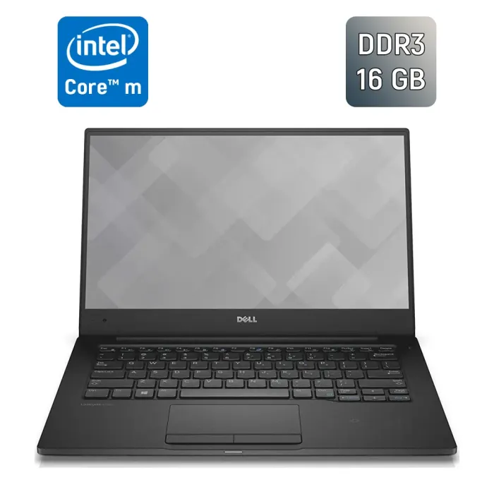 Ультрабук Dell Latitude 7370 / 13.3" (1920x1080) IPS / Intel Core m5-6Y54 (2 (4) ядра по 1.1 - 2.7 GHz) / 16 GB DDR3 / 512 GB SSD / Intel HD Graphics 515 / Windows 10 б/в - зображення 1
