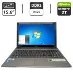 Ноутбук Acer Aspire 5750G / 15.6" (1366x768) TN / Intel Core i5-2430M (2 (4) ядра по 2.4 - 3.0 GHz) / 8 GB DDR3 / 750 GB HDD / nVidia GeForce GT 520M, 1 GB GDDR3, 64-bit / WebCam / DVD-ROM б/в