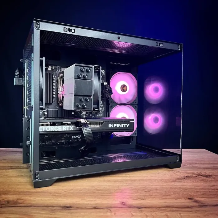 Збірка на замовлення: ігровий ПК Gamdias Aura GC10M ARGB Black Tower / AMD Ryzen 5 5600 (6 (12) ядер по 3,5 - 4,4 ГГц) / 16 ГБ DDR4 / 1000 ГБ SSD M.2 / nVidia GeForce RTX 5060, 8 ГБ GDDR7, 128-bit / 650W - зображення 5