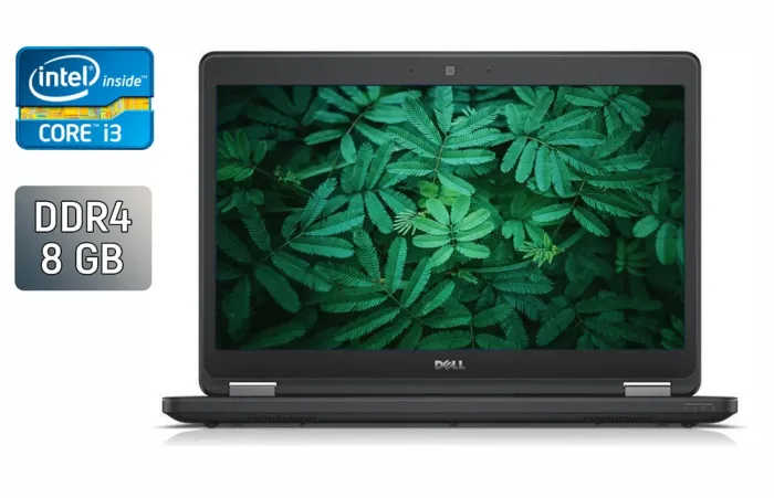 Ноутбук Б-клас Dell Latitude E5470 / 14" (1366x768) TN / Intel Core i3-6100U (2 (4) ядра по 2.3 GHz) / 8 GB DDR4 / 128 GB SSD / Intel HD Graphics 520 / WebCam / HDMI б/в - зображення 1