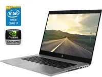 Мобільна робоча станція HP ZBook Studio G5 / 15.6" (1920x1080) IPS / Intel Core i7-9750H (6 (12) ядер по 2.6 - 4.5 GHz) / 32 GB DDR4 / 480 GB SSD / nVidia Quadro P1000, 4 GB DDR5, 128-bit / WebCam б/в