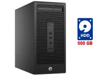 ПК HP 280 G2 Tower / Intel Core i3-6100 (2 (4) ядра по 3.7 GHz) / 4 GB DDR4 / 500 GB HDD / Intel HD Graphics 530 / DVD-RW б/в