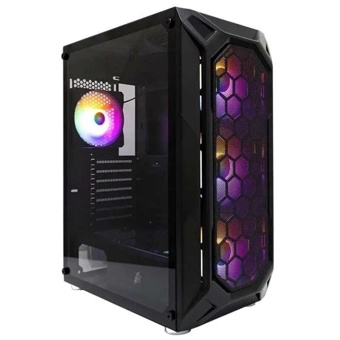 Ігровий ПК STALKER X6-BK-4F1 Black Tower / Intel Core i5-10400F (6 (12) ядер по 2,9 - 4,3 ГГц) / 16 ГБ DDR4 / 960 ГБ SSD / nVidia GeForce RTX 5060, 8 ГБ GDDR7, 128-біт б/в - зображення 2