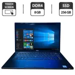 Ноутбук Dell Latitude 7480 / 14" (1920x1080) IPS Touch / Intel Core i7-6600U (2 (4) ядра по 2.6 - 3.4 GHz) / 8 GB DDR4 / 256 GB SSD / Intel HD Graphics 520 / WebCam б/в