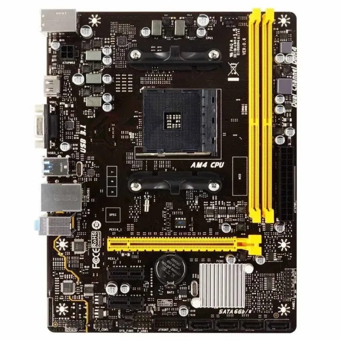 Материнська плата Biostar A320MH OEM / Socket AMD AM4 / USB 3.2 - зображення 2