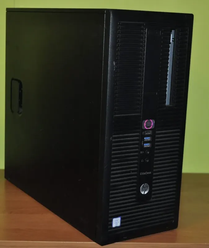 Комп'ютер Б-класу HP EliteDesk 800 G2 Tower / Intel Core i7-6700 (4 (8) ядра по 3,4 - 4,0 ГГц) / 16 ГБ DDR4 / 256 ГБ SSD / nVidia Quadro K4000, 3 ГБ GDDR5, 192-біт / Windows 11 Pro б/в - зображення 2