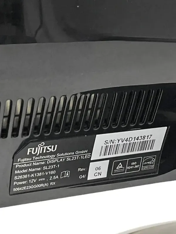 Монітор Fujitsu L line SL23T-1 / 23" (1920x1080) TN / VGA, HDMI / VESA 100x100 + Кабель живлення б/в - зображення 7