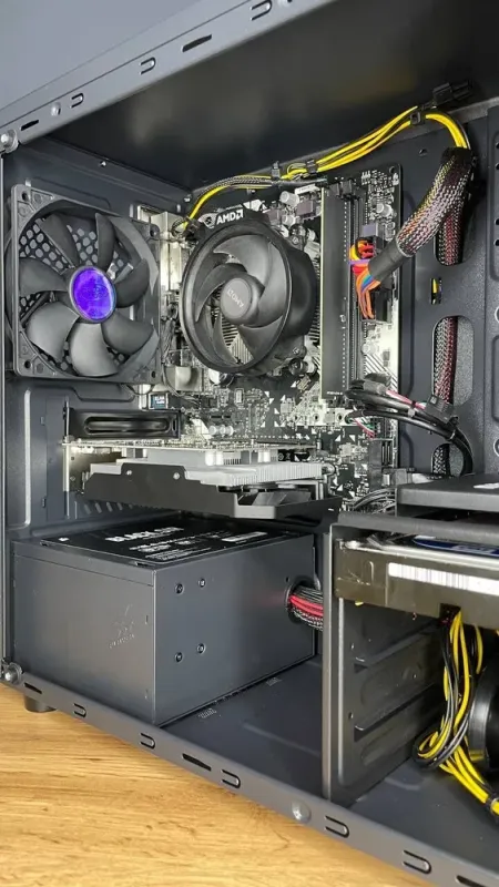 Ігровий ПК Deepcool Matrexx 30 Tower / AMD Ryzen 3 1200 (4 ядра по 3.1 - 3.4 GHz) / 8 GB DDR4 / 120 GB SSD + 500 GB HDD / AMD Radeon RX 560, 4 GB GDDR5, 128-bit / 500W - зображення 6