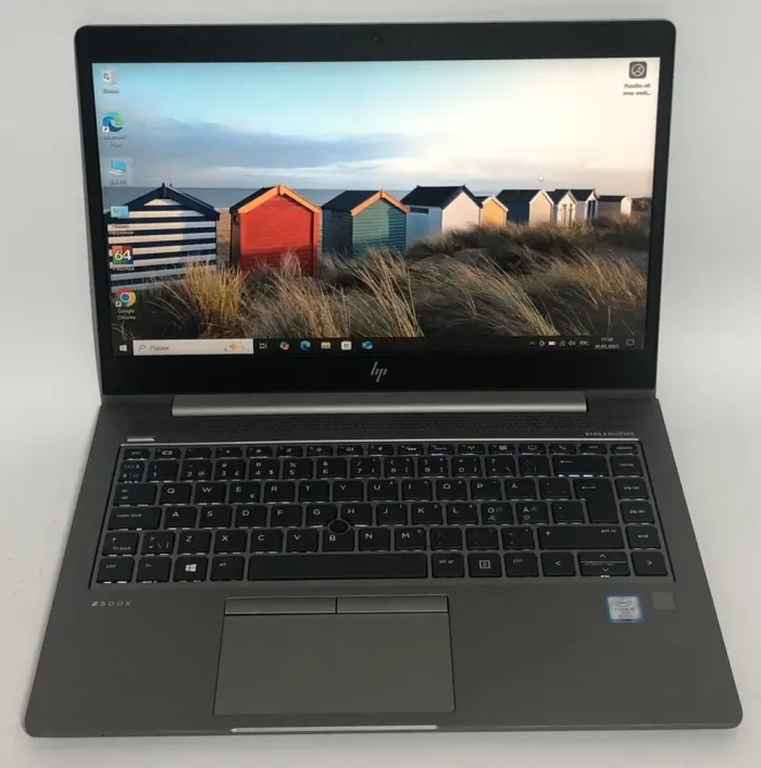 Ігровий ультрабук HP ZBook 14u G5 / 14" (1920x1080) IPS / Intel Core i7-8665U (4 (8) ядра по 1.9 - 4.8 GHz) / 16 GB DDR4 / 512 GB SSD NVMe / AMD Radeon Pro WX 3200, 4 GB GDDR5, 128-bit / WebCam / Win 10 Pro б/в - зображення 2