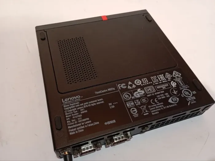 Неттоп Lenovo ThinkCentre M625q Tiny USFF / AMD E2-9000e (2 ядра по 1.5 - 2.0 GHz) / 8 GB DDR4 / 32 GB SSD / AMD Radeon R2 Graphics б/в - зображення 5