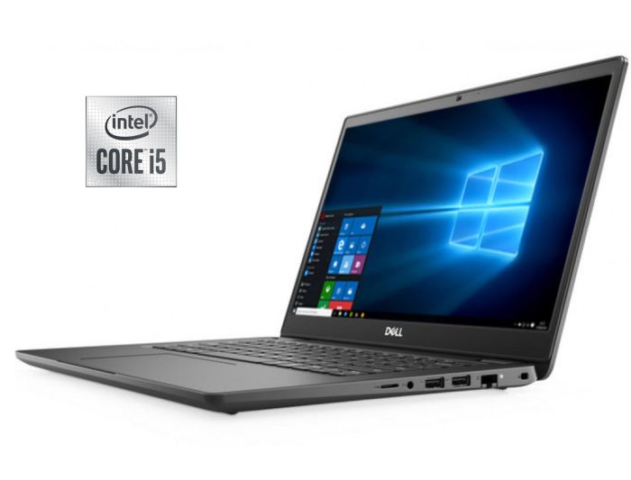 Ультрабук Dell Latitude 3410 / 14" (1366x768) TN / Intel Core i5-10210U (4 (8) ядра по 1.6 - 4.2 GHz) / 8 GB DDR4 / 256 GB SSD NVMe / Intel UHD Graphics / WebCam б/в - зображення 1