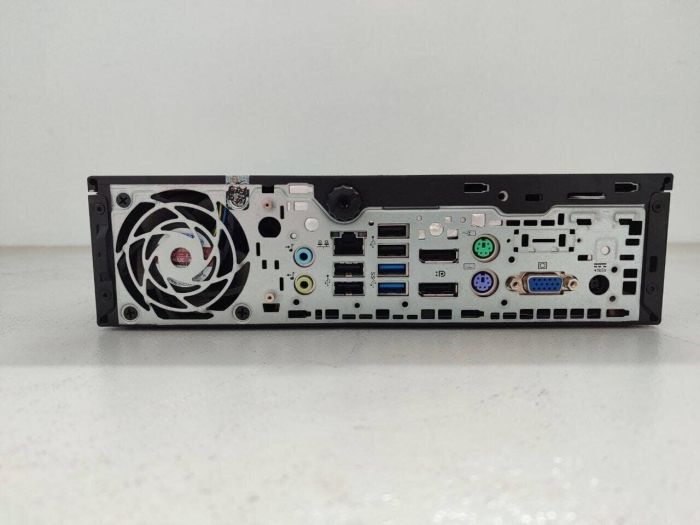 Неттоп HP EliteDesk 800 G1 USFF / Intel Core i5-4690S (4 ядра по 3.2 - 3.9 GHz) / 8 GB DDR3 / 128 GB SSD / Intel HD Graphics 4600 / DVD-ROM б/в + подарунок розумна зубна щітка - зображення 8